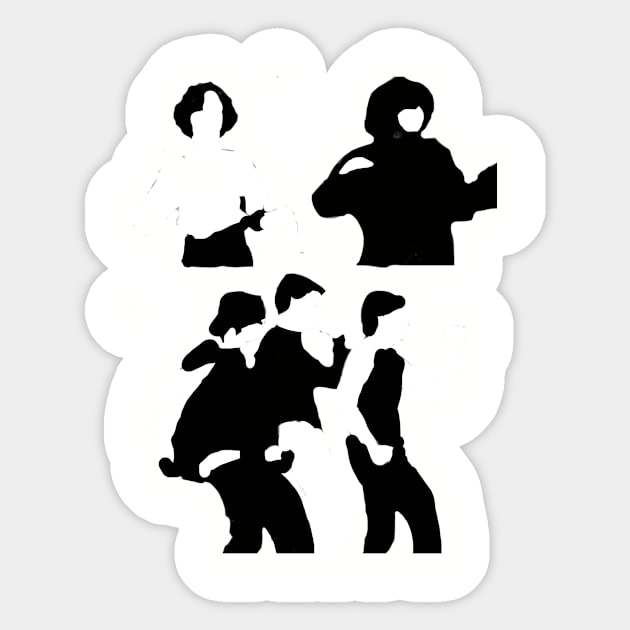 Breakfast club dance Sticker by Diversions pop culture designs